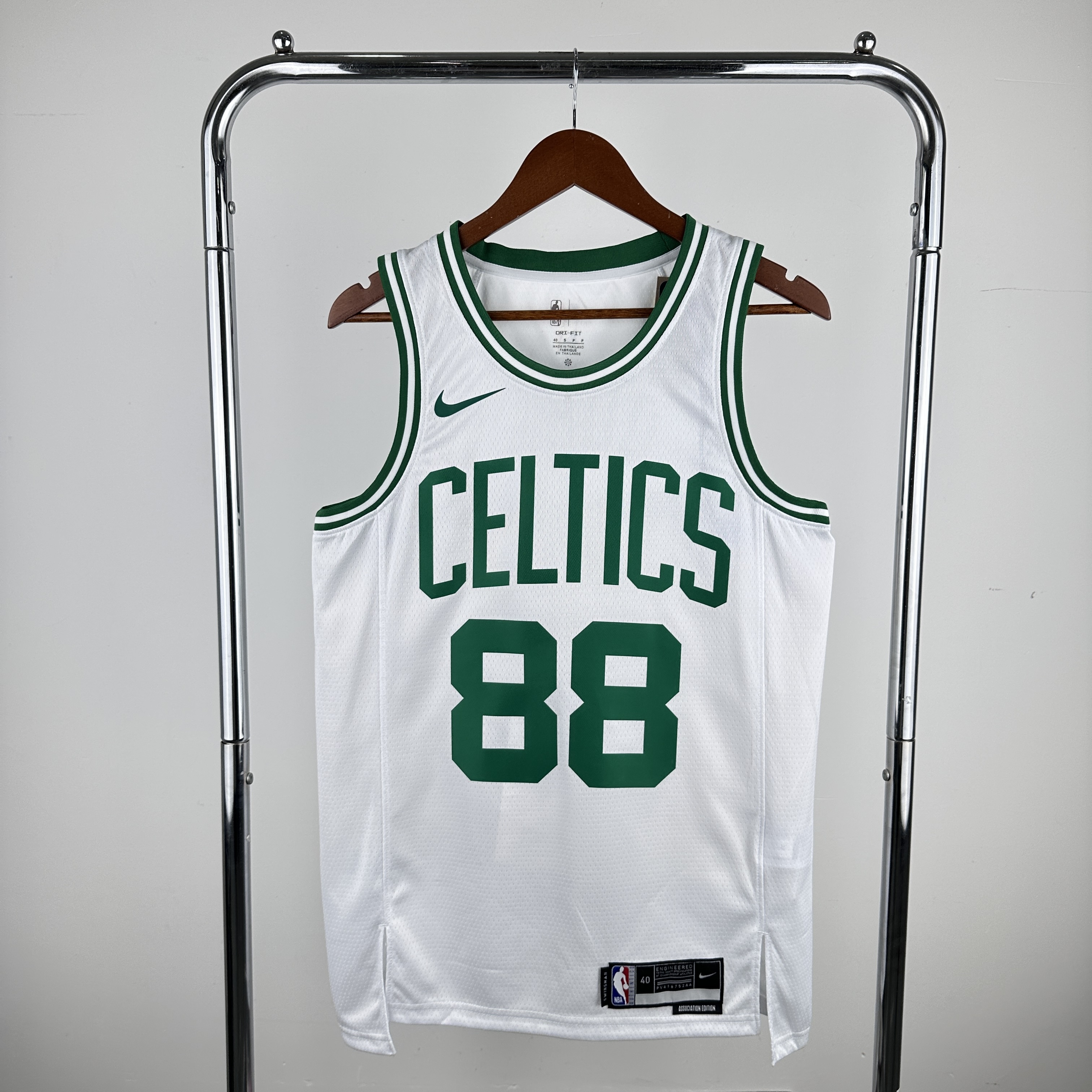 Men Boston Celtics #88 Queta White Nike 2024 NBA Jersey->milwaukee bucks->NBA Jersey